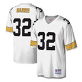 Men's Mitchell & Ness Pittsburgh Steelers Franco Harris White Legacy Replica NFL Jersey