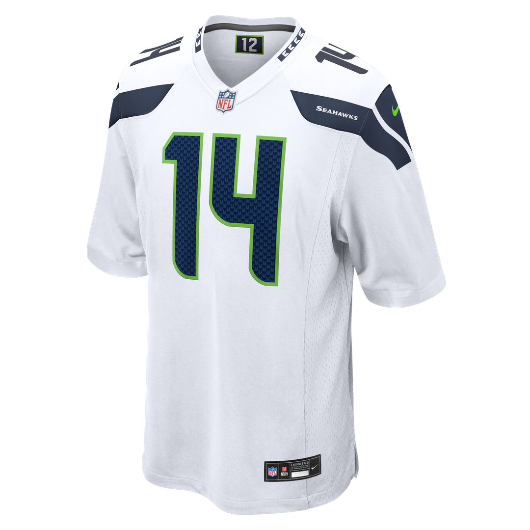 Men's Nike Seattle Seahawks Sam Darnold White Game NFL Jersey