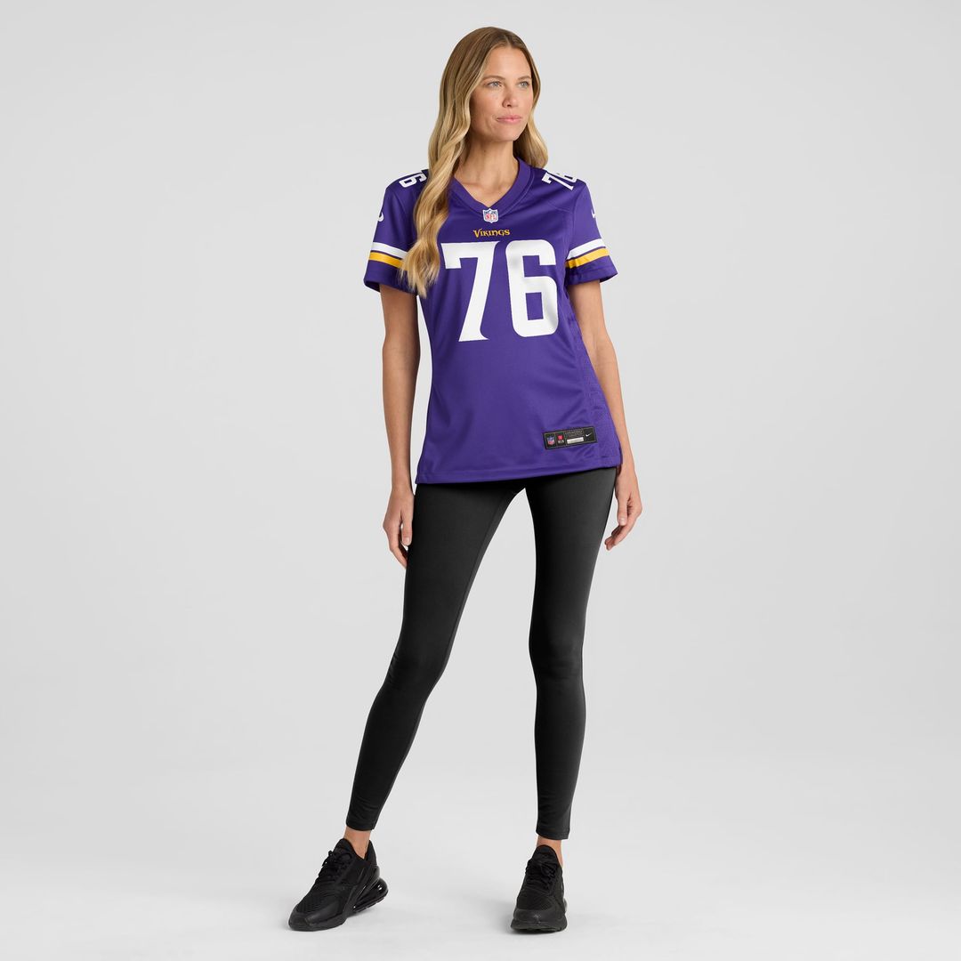Women's Nike Minnesota Vikings Will Fries Purple Team Game NFL Jersey