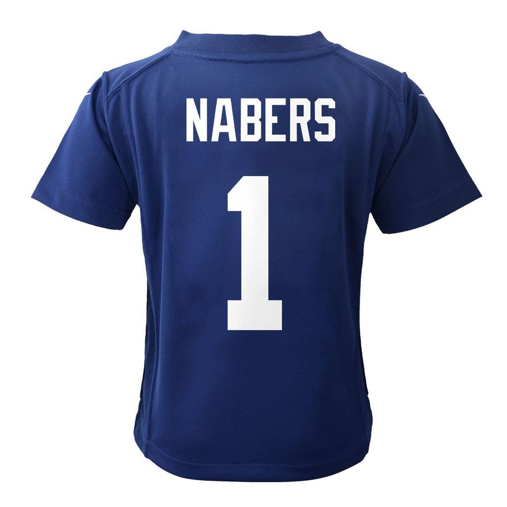 Toddler Nike New York Giants Malik Nabers Royal Game NFL Jersey
