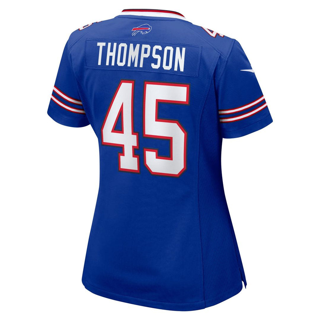 Women's Nike Buffalo Bills Shaq Thompson Royal Team Game NFL Jersey