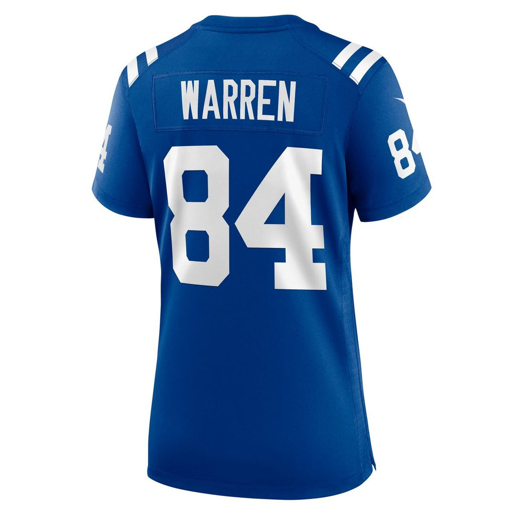 Women's Nike Indianapolis Colts Tyler Warren White Game NFL Jersey