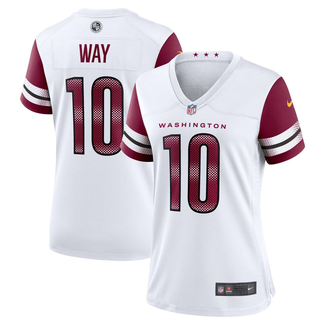 Women's Nike Washington Commanders Tress Way Burgundy Team Game NFL Jersey