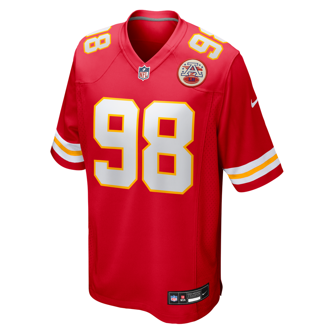 Men's Nike Kansas City Chiefs Janarius Robinson Red Team Game NFL Jersey