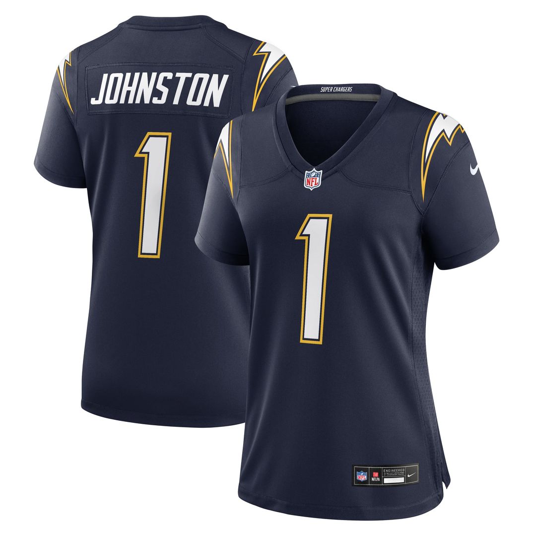 Women's Nike Los Angeles Chargers Quentin Johnston Gold Alternate Charger Power Game NFL Jersey