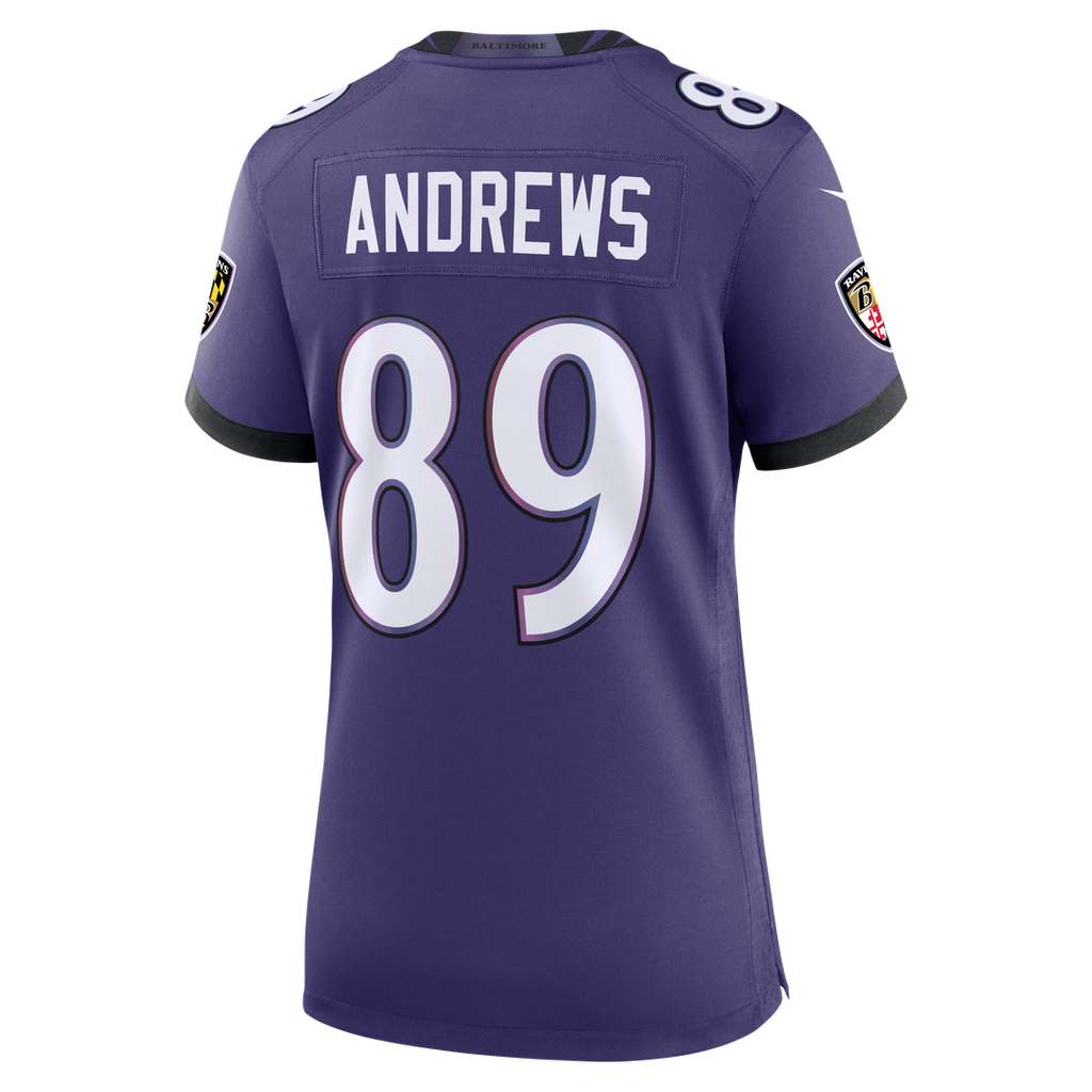 Women's Nike Baltimore Ravens Mark Andrews Purple Team Game NFL Jersey