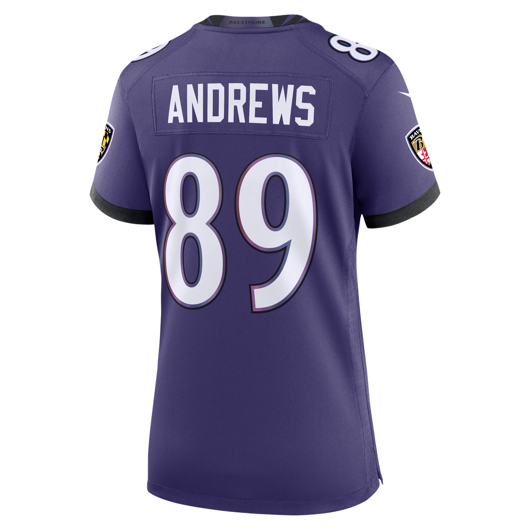 Women's Nike Baltimore Ravens Mark Andrews Purple Team Game NFL Jersey