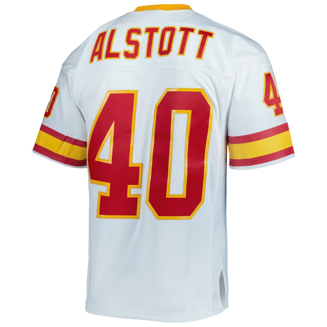Men's Mitchell & Ness Tampa Bay Buccaneers Mike Alstott Red Legacy Replica NFL Jersey