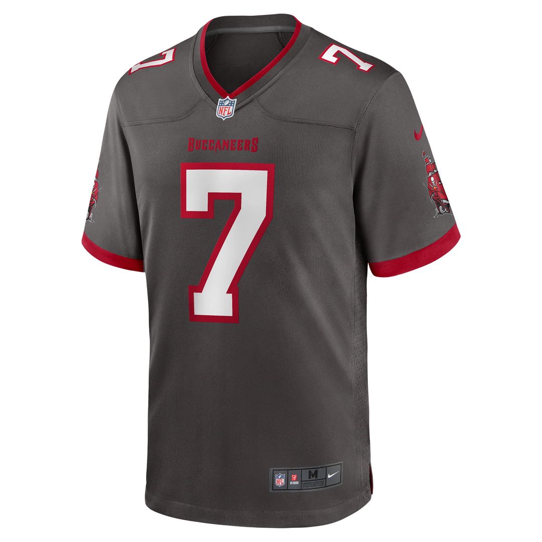 Men's Nike Tampa Bay Buccaneers Bucky Irving White Game NFL Jersey