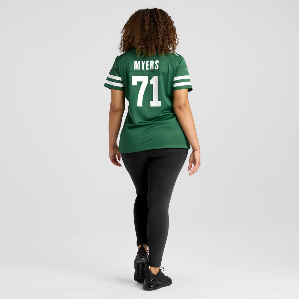 Women's Nike New York Jets Josh Myers Legacy Green Game NFL Jersey