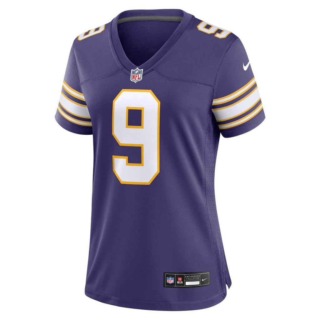 Women's Nike Minnesota Vikings J.J. McCarthy Purple 2nd Alternate Player Game NFL Jersey