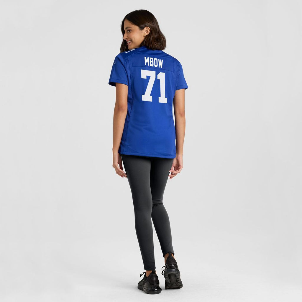 Women's Nike New York Giants Marcus Mbow Royal Team Game NFL Jersey