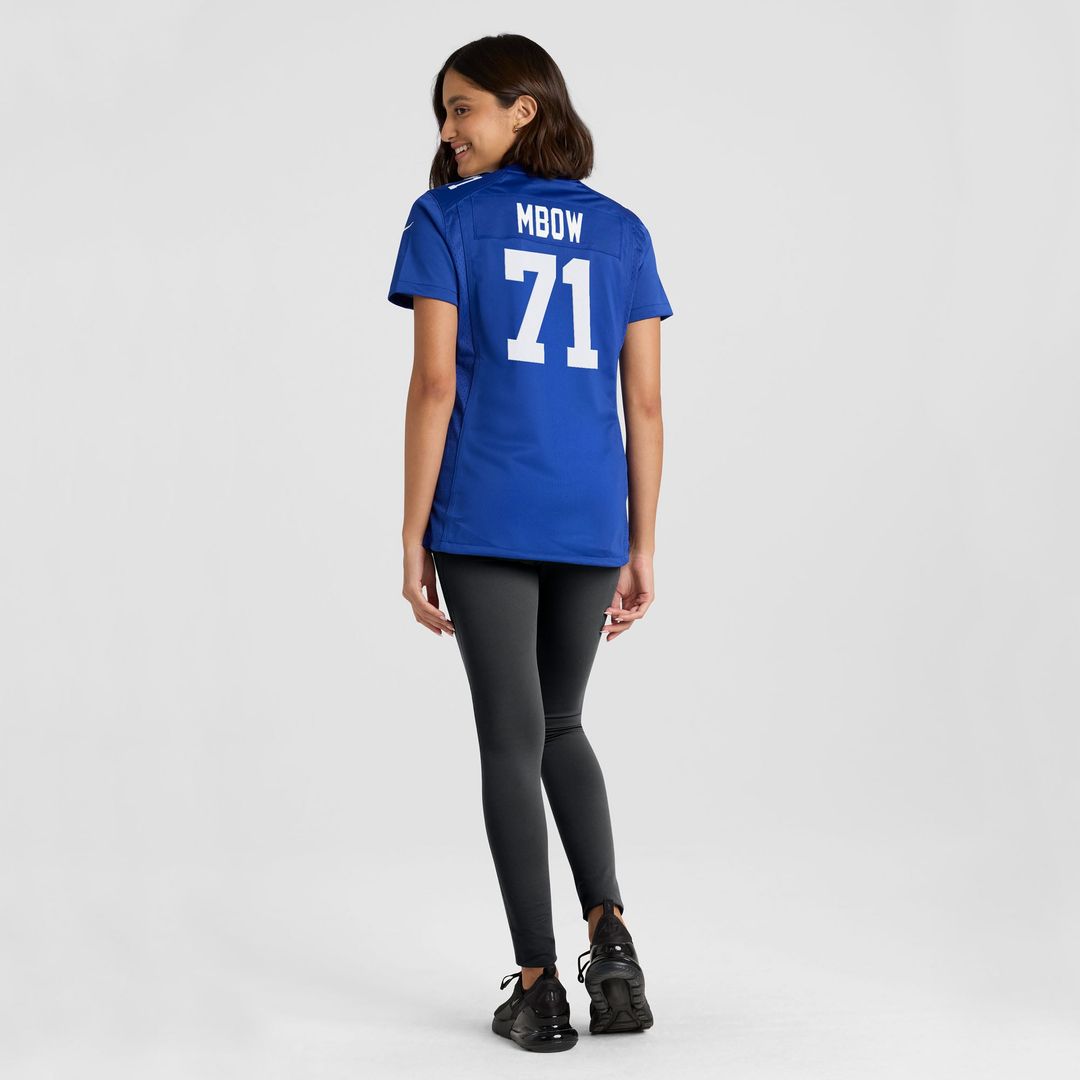 Women's Nike New York Giants Marcus Mbow Royal Team Game NFL Jersey