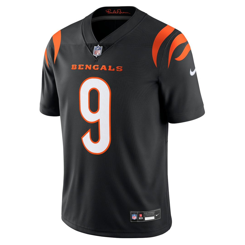 Men's Nike Cincinnati Bengals Joe Burrow Black Vapor Untouchable Limited NFL Jersey