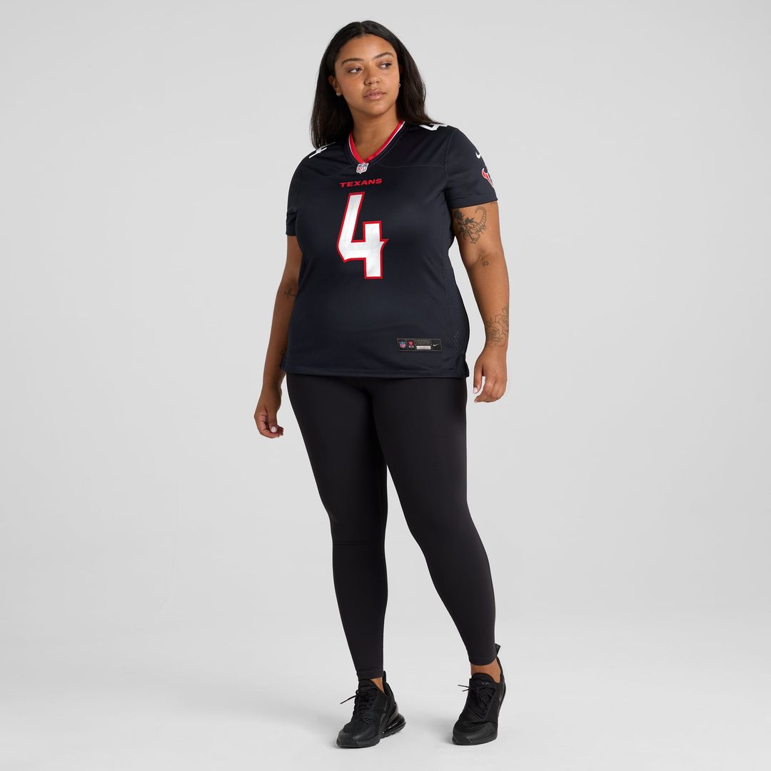 Women's Nike Houston Texans Kamari Lassiter Navy Team Game NFL Jersey