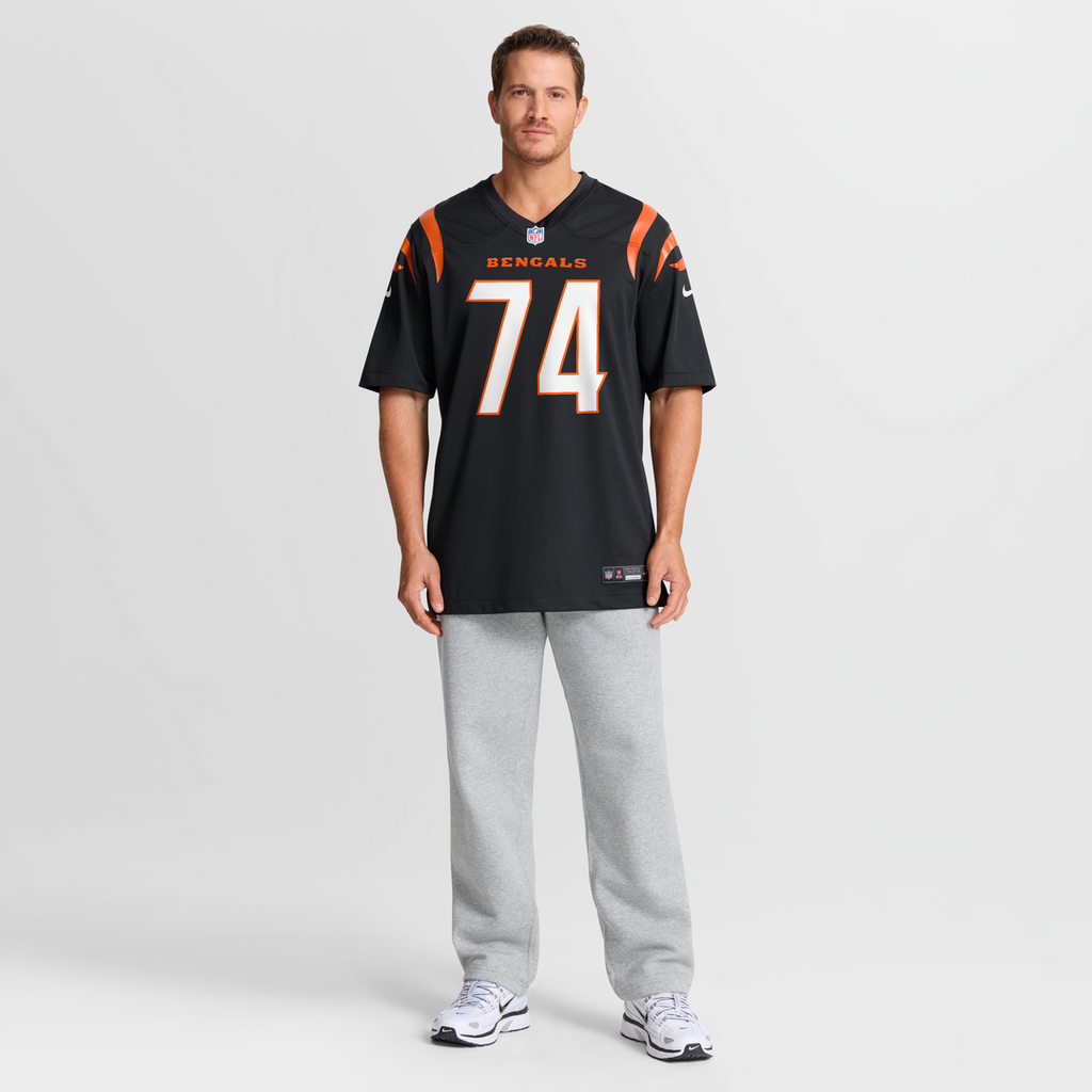 Men's Nike Cincinnati Bengals Jalen Rivers Black Team Game NFL Jersey