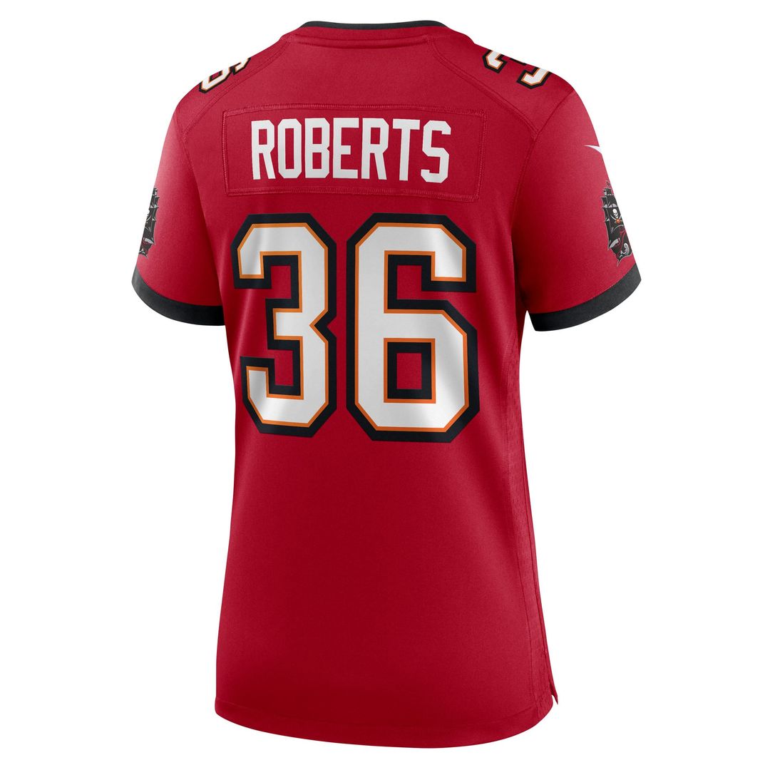 Women's Nike Tampa Bay Buccaneers JJ Roberts Red Team Game NFL Jersey