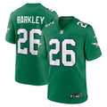 Men's Nike Philadelphia Eagles Saquon Barkley Kelly Green Alternate Game NFL Jersey
