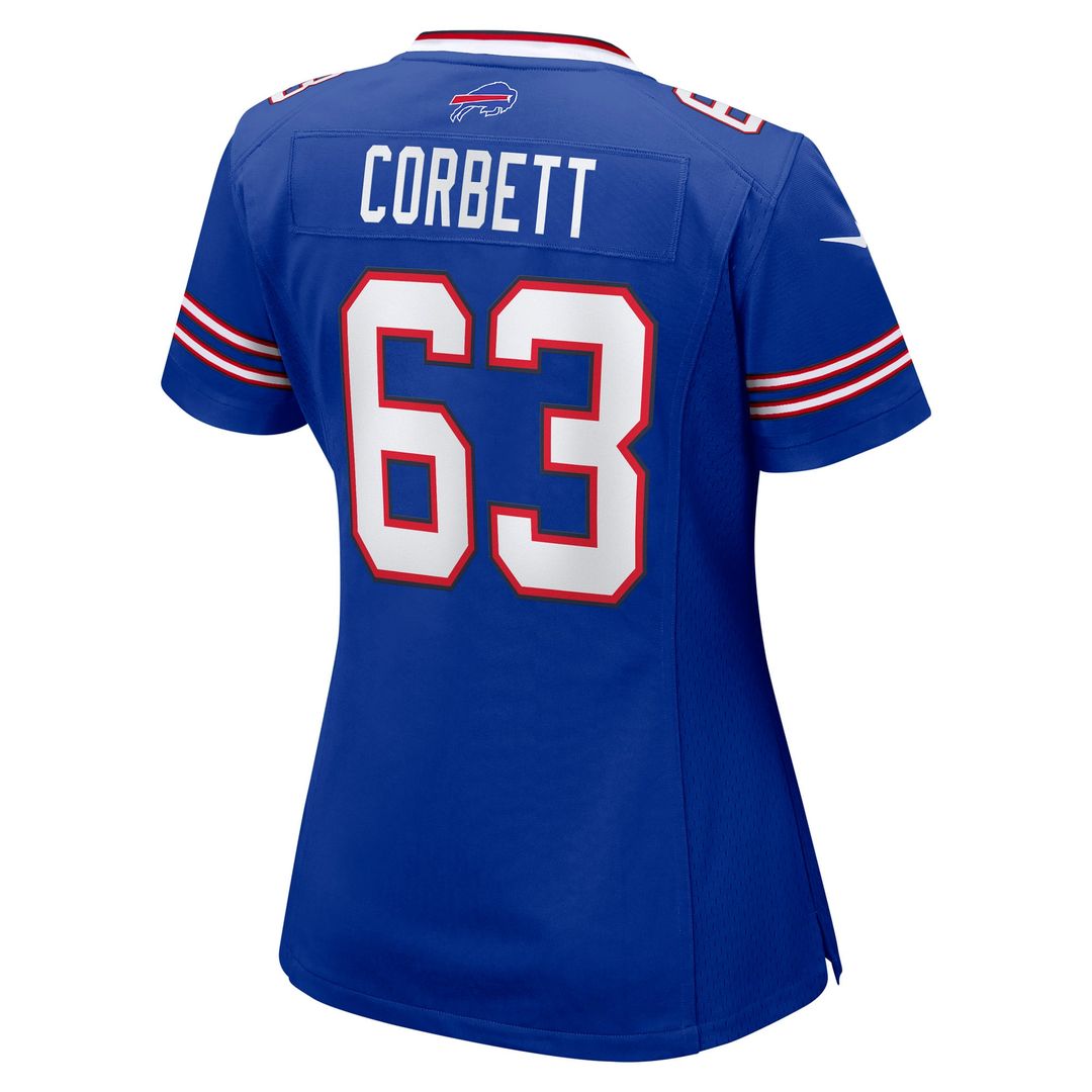 Women's Nike Buffalo Bills Austin Corbett Royal Team Game NFL Jersey