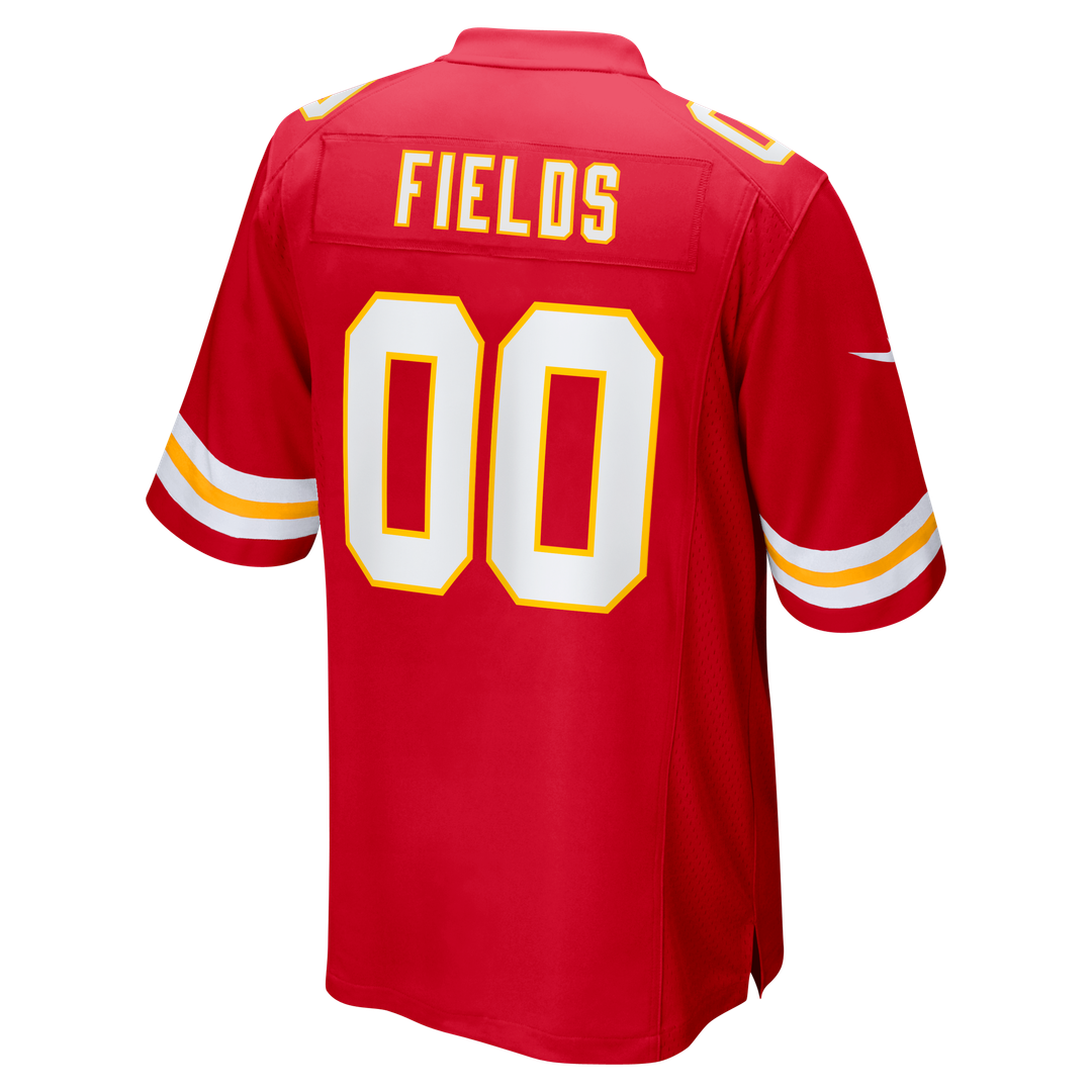 Men's Nike Kansas City Chiefs Justin Fields Red Game NFL Jersey