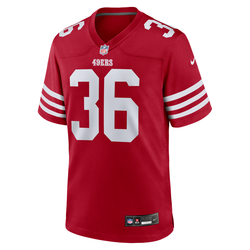 Men's Nike San Francisco 49ers Marques Sigle Scarlet Team Game NFL Jersey