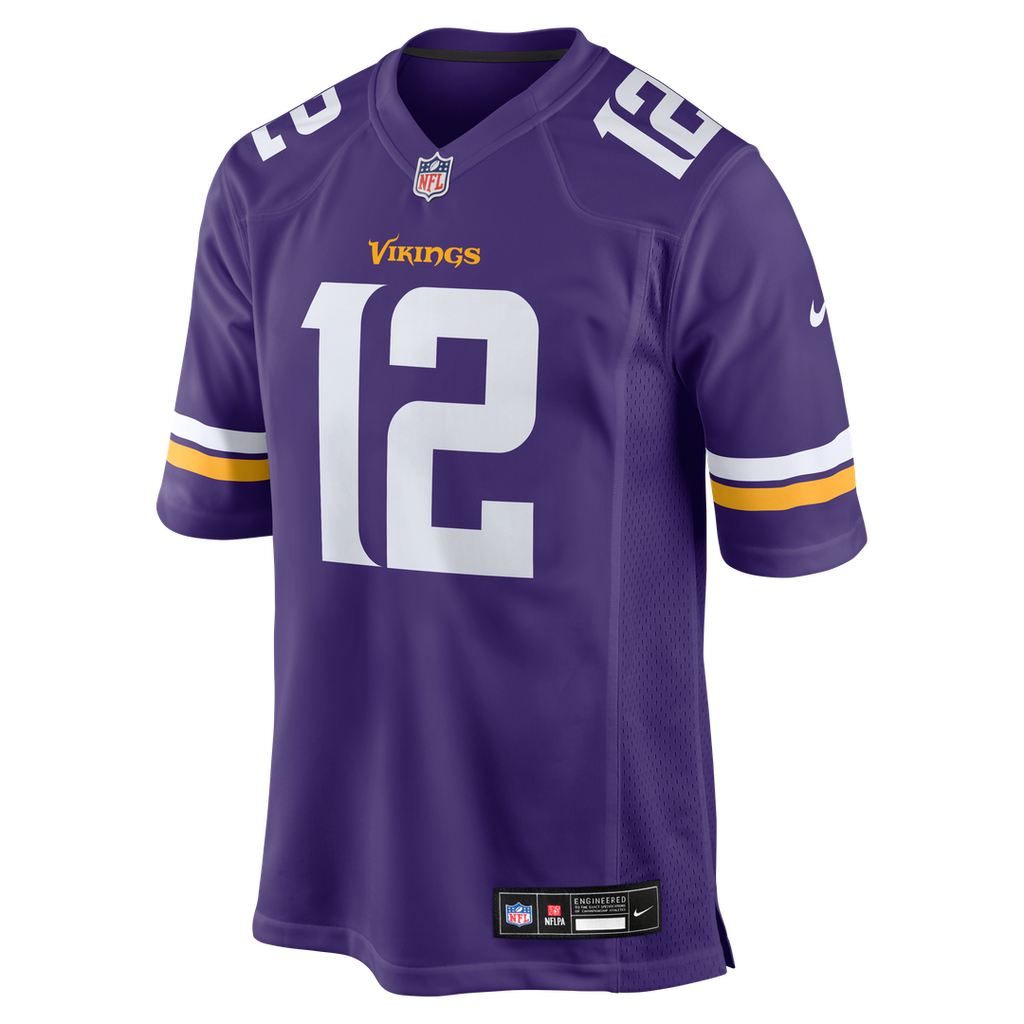 Men's Nike Minnesota Vikings Max Brosmer Purple Team Game NFL Jersey