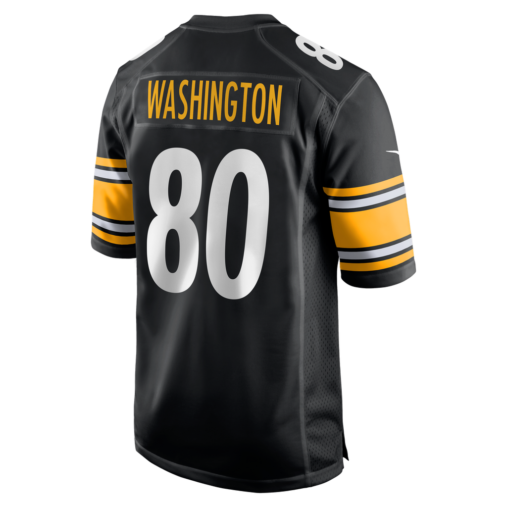 Men's Nike Pittsburgh Steelers Darnell Washington Black Game NFL Jersey