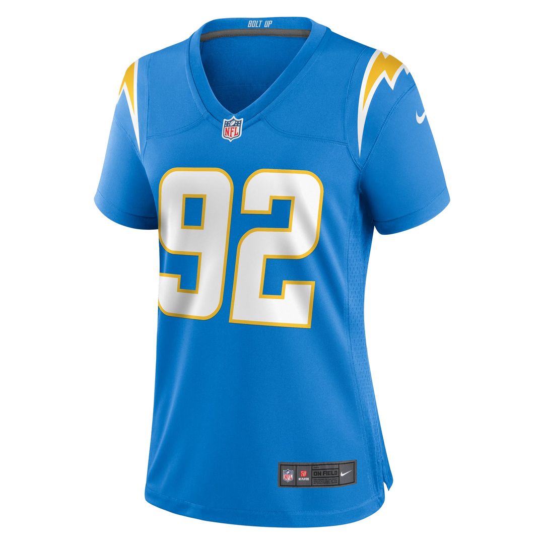 Women's Nike Los Angeles Chargers Justin Eboigbe Powder Blue Game NFL Jersey