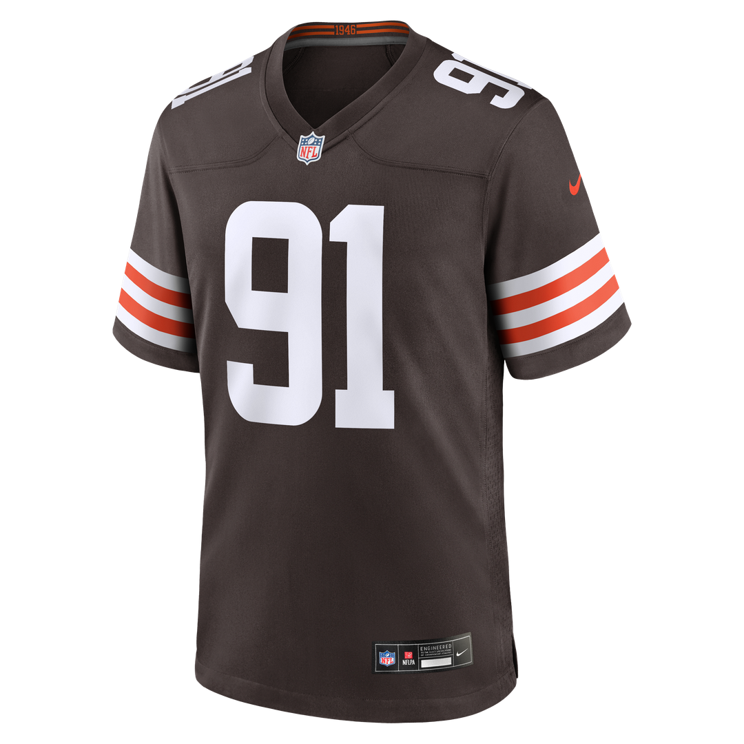 Men's Nike Cleveland Browns Alex Wright Brown Team Game NFL Jersey