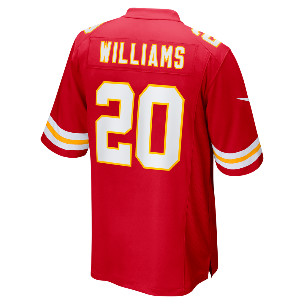 Men's Nike Kansas City Chiefs Nohl Williams Red Team Game NFL Jersey