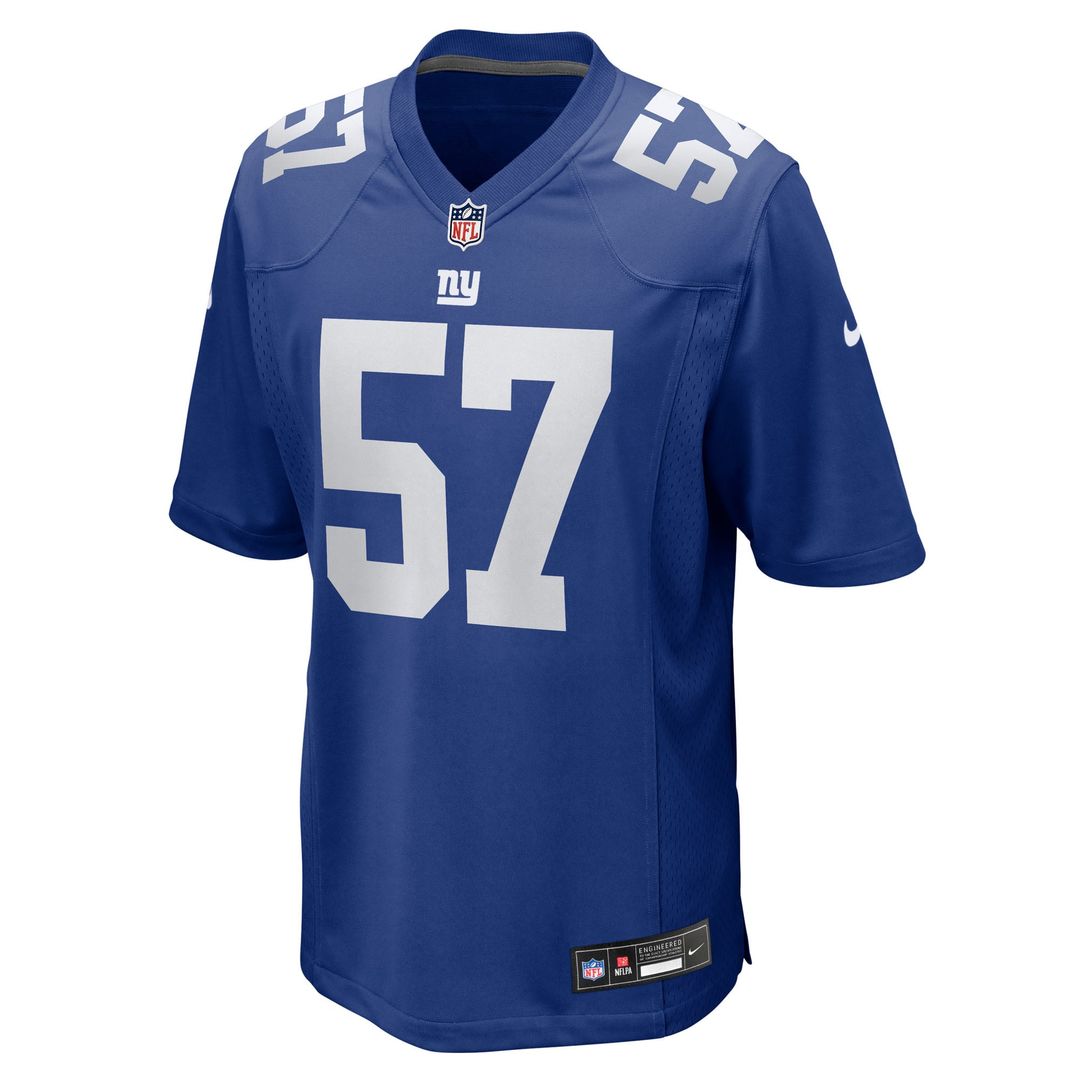 Men's Nike New York Giants Chauncey Golston Royal Team Game NFL Jersey