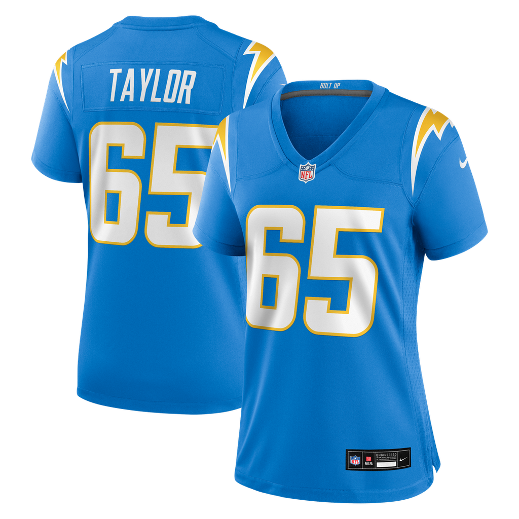 Women's Nike Los Angeles Chargers Logan Taylor Powder Blue Team Game NFL Jersey