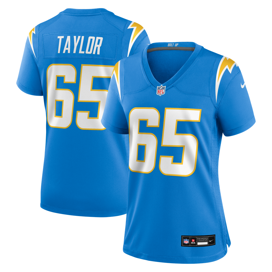 Women's Nike Los Angeles Chargers Logan Taylor Powder Blue Team Game NFL Jersey