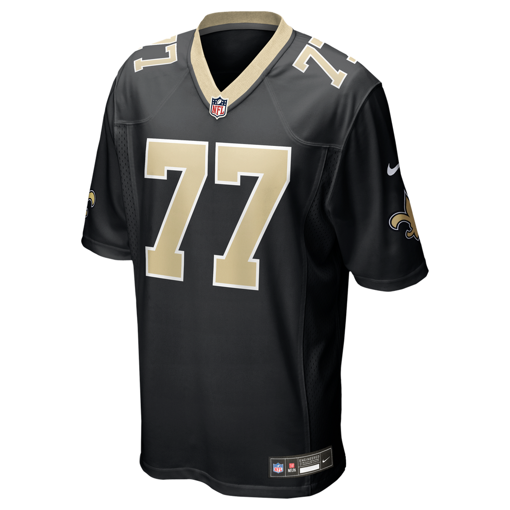 Men's Nike New Orleans Saints Dillon Radunz Black Team Game NFL Jersey