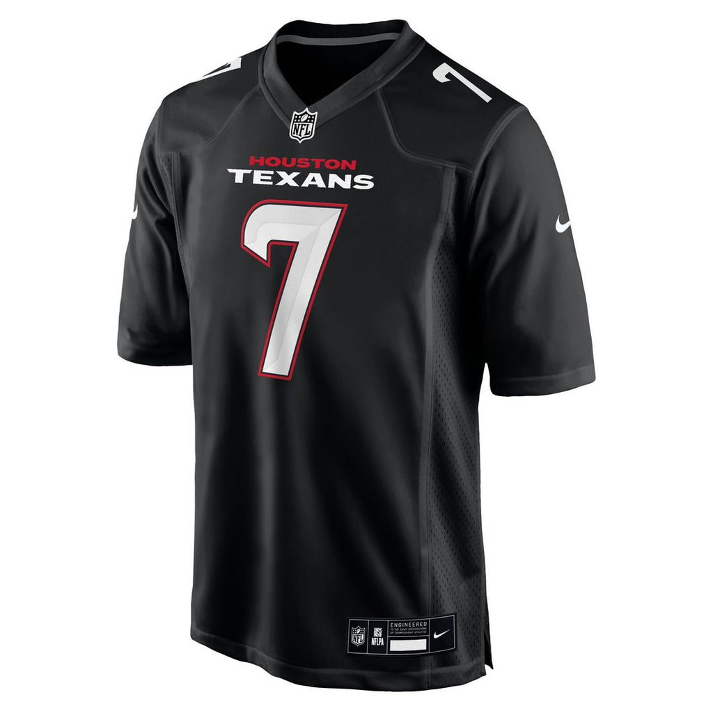 Men's Nike Houston Texans C.J. Stroud Carbon Black Fashion NFL Jersey