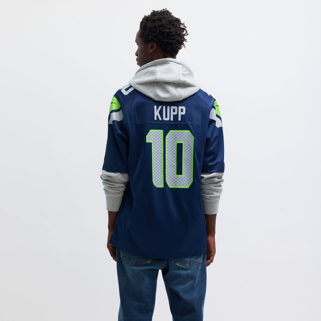 Men's Nike Seattle Seahawks Cooper Kupp Royal Alternate Game NFL Jersey