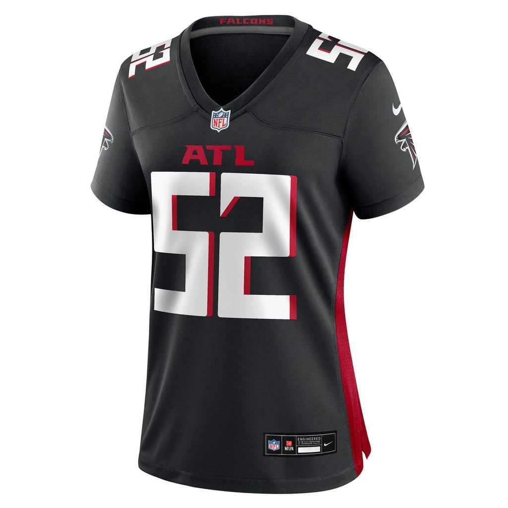 Women's Nike Atlanta Falcons Jovaughn Gwyn Black Team Game NFL Jersey
