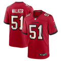 Men's Nike Tampa Bay Buccaneers David Walker Red Team Game NFL Jersey