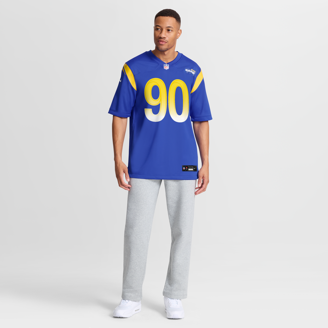 Men's Nike Los Angeles Rams Earnest Brown IV Royal Team Game NFL Jersey