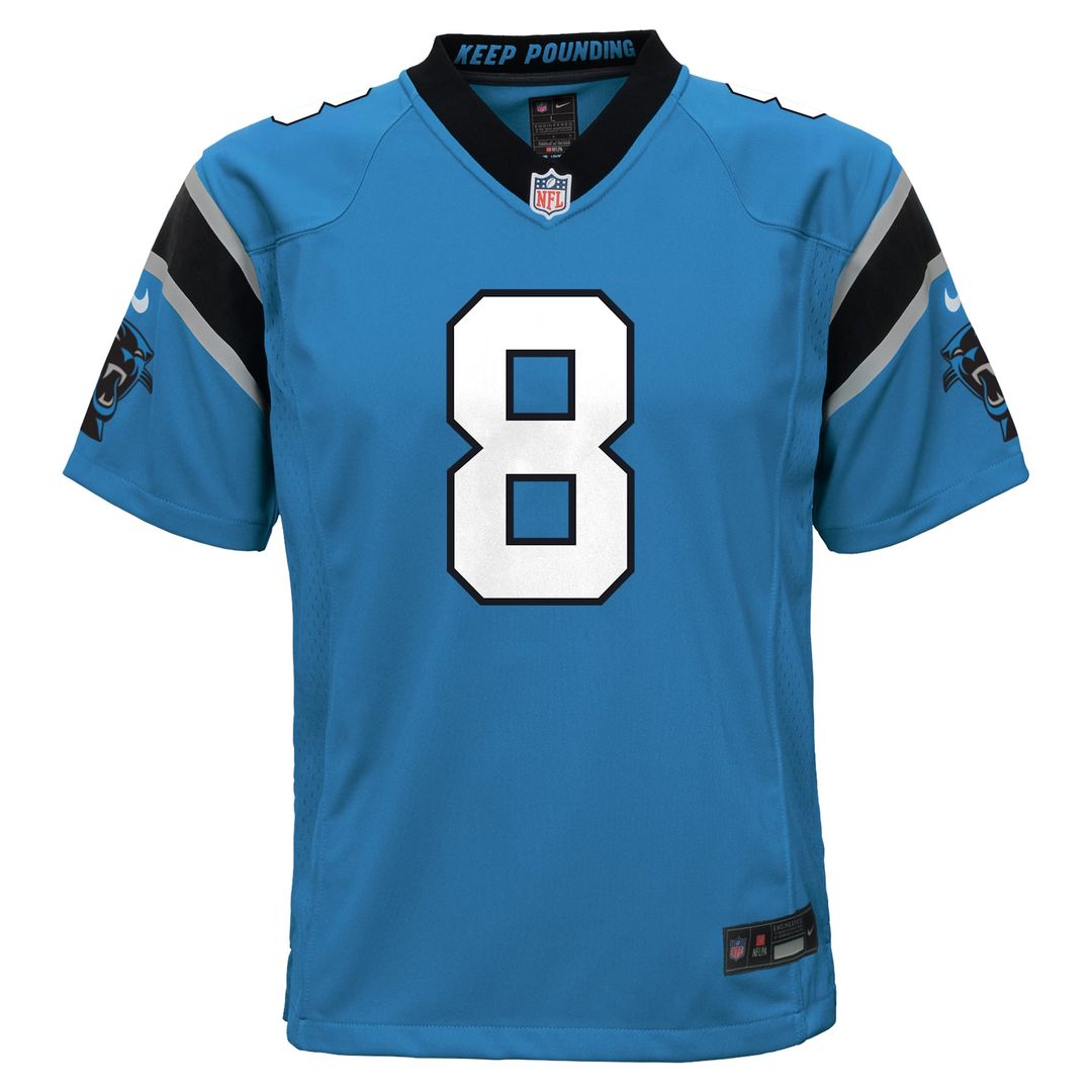 Youth Nike Carolina Panthers Jaycee Horn Black Game NFL Jersey
