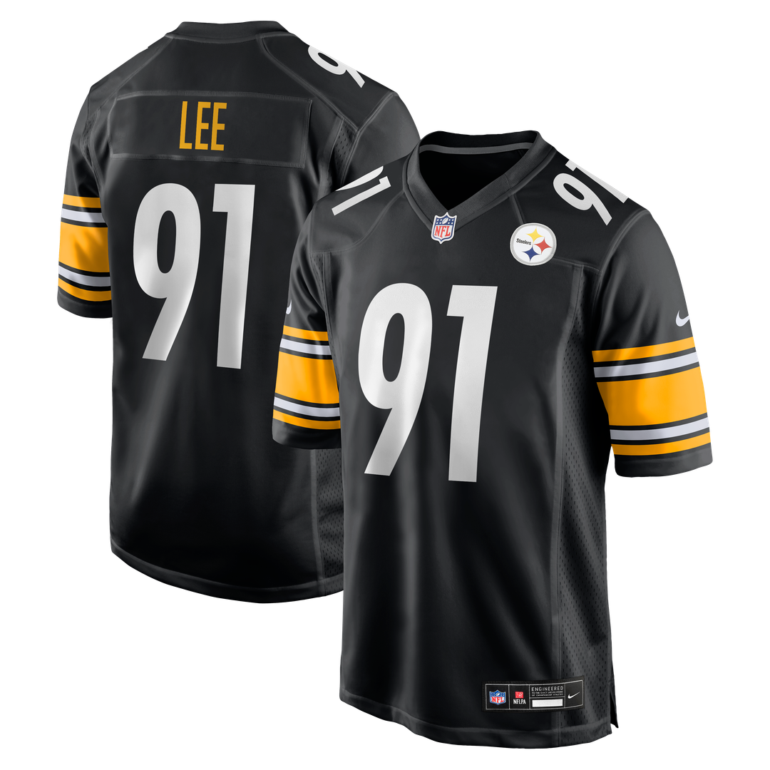 Men's Nike Pittsburgh Steelers Logan Lee Black Game NFL Jersey