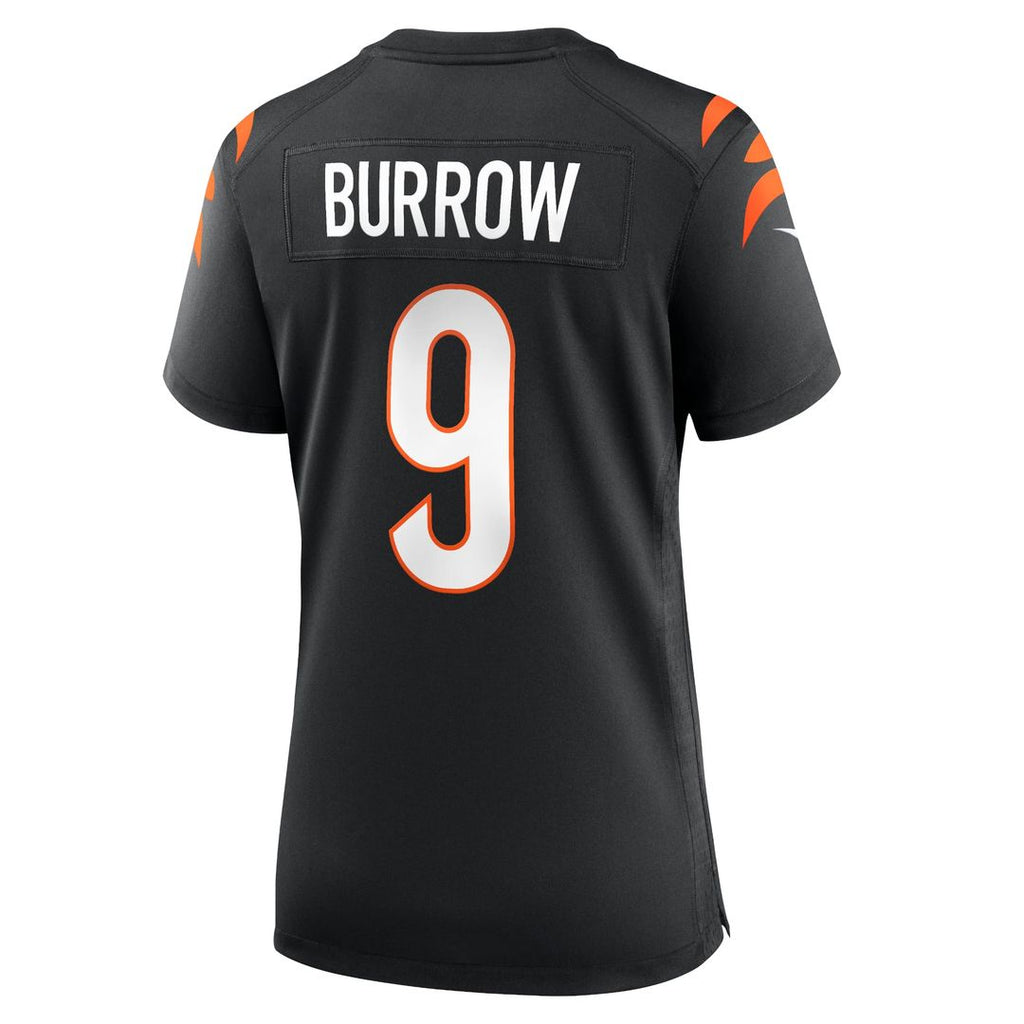 Women's Nike Cincinnati Bengals Joe Burrow Black Player Game NFL Jersey