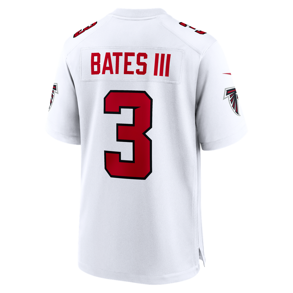 Men's Nike Atlanta Falcons Jessie Bates III White Game NFL Jersey