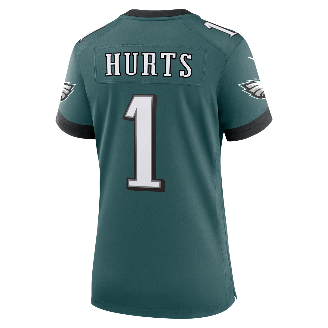 Women's Nike Philadelphia Eagles Jalen Hurts Midnight Green Team Game NFL Jersey