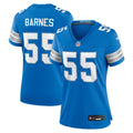 Women's Nike Detroit Lions Derrick Barnes Blue Team Game NFL Jersey