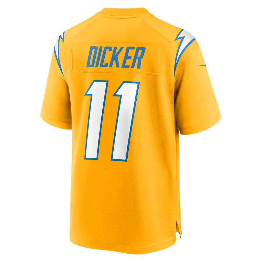 Men's Nike Los Angeles Chargers Cameron Dicker Gold Alternate Game NFL Jersey