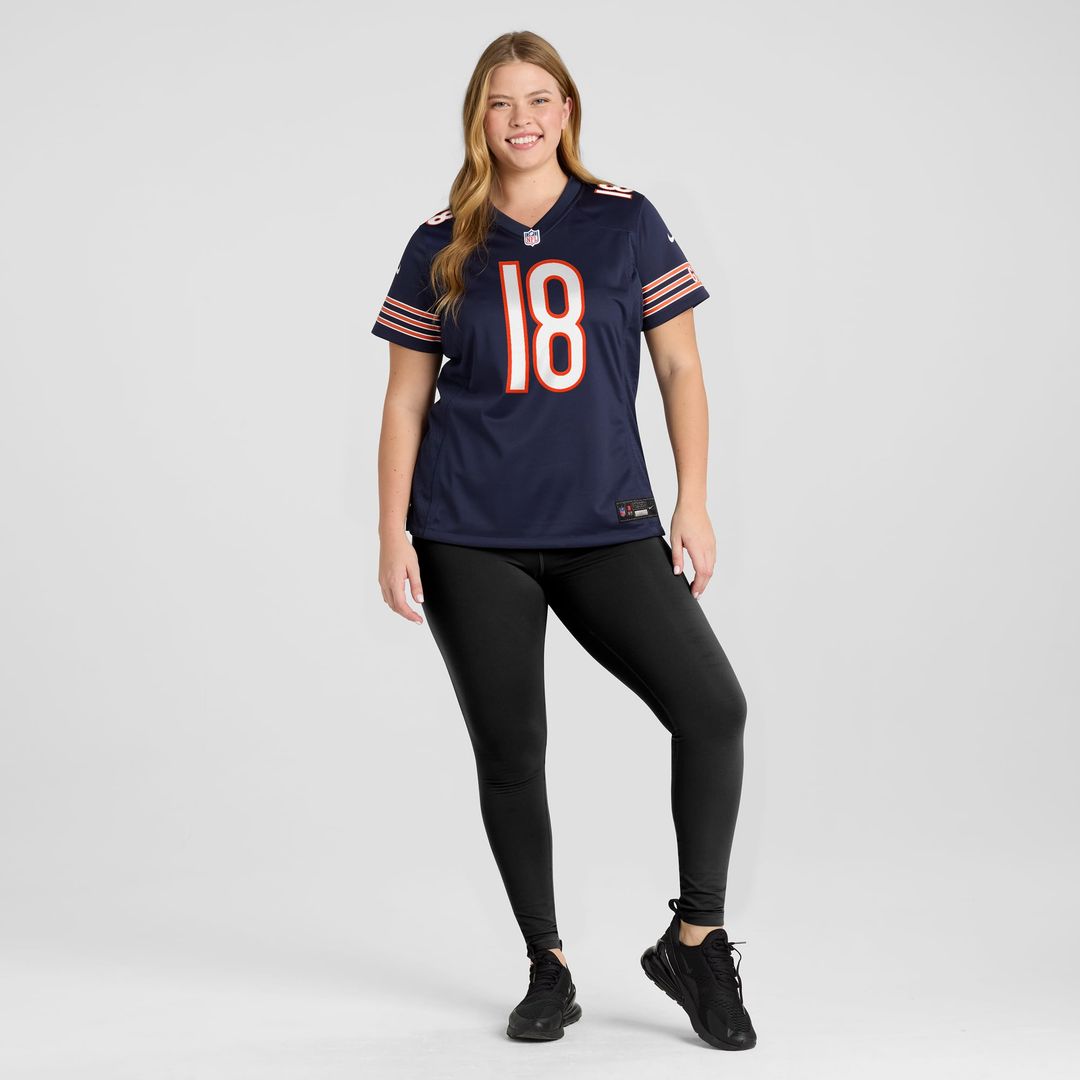 Women's Nike Chicago Bears Caleb Williams Orange Alternate Game NFL Jersey