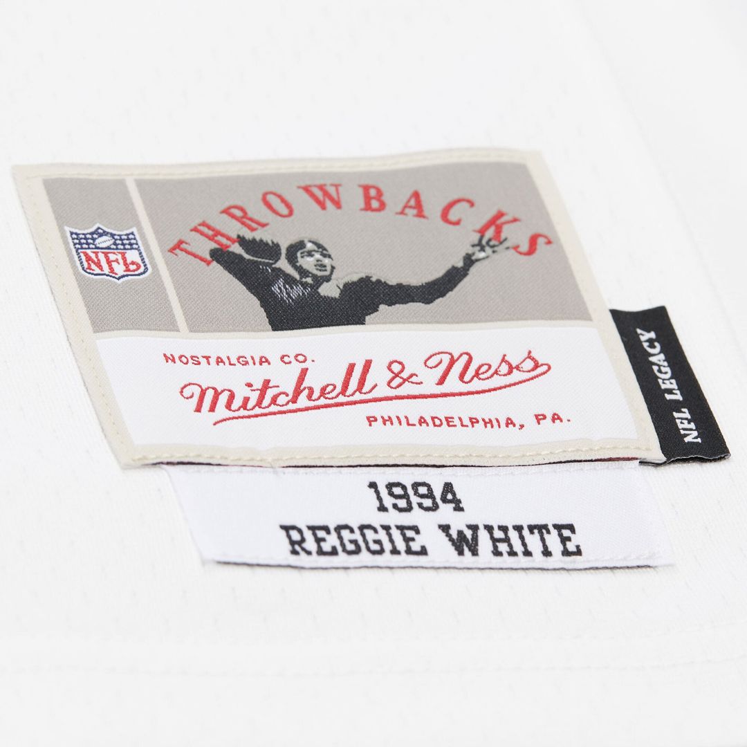 Men's Mitchell & Ness Green Bay Packers Reggie White White 1994 Legacy Replica NFL Jersey