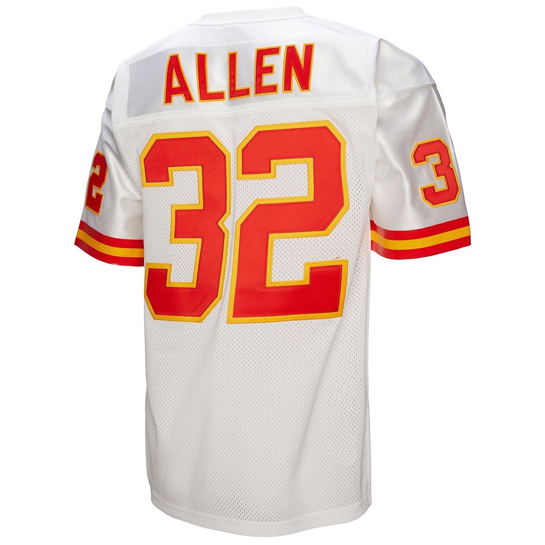 Men's Mitchell & Ness Kansas City Chiefs Marcus Allen White 1994 Authentic Throwback Retired Player NFL Jersey