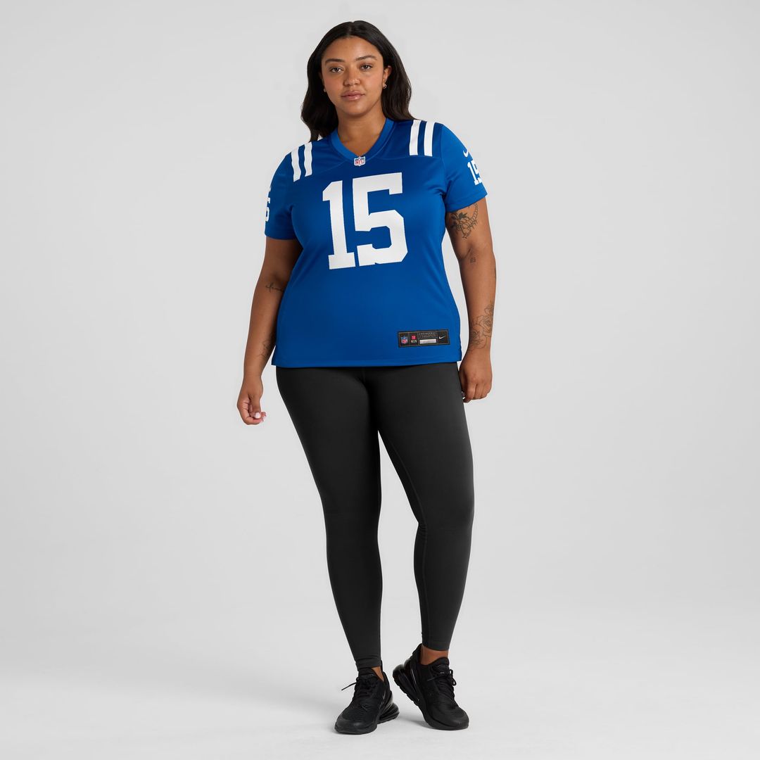 Women's Nike Indianapolis Colts Riley Leonard Royal Team Game NFL Jersey